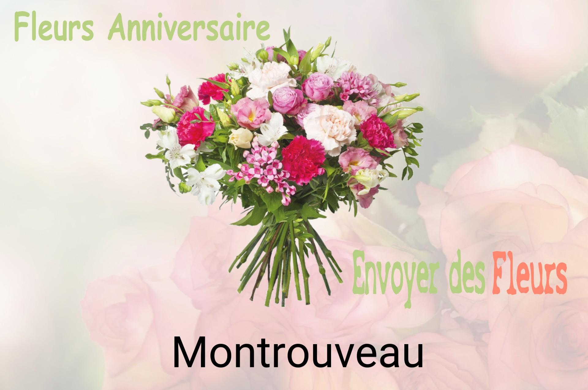 Bouquet de fleurs d’anniversaire livré à Montrouveau